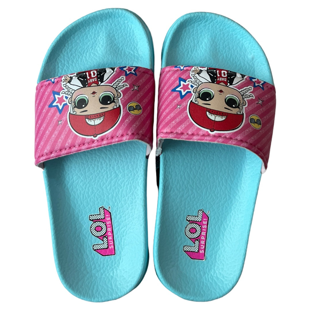 FOOTWEAR: LOL GIRLS’ SLIDES SIZE 31/32