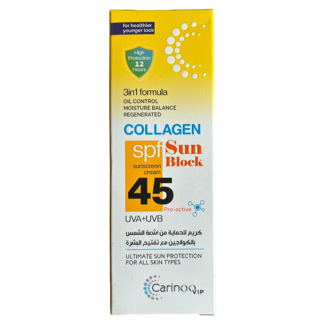 PERSONAL CARE: HIGH PROTECTION COLLAGEN SUN BLOCK SPF 45 50ML