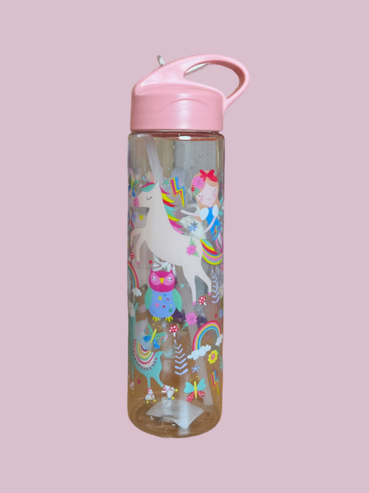 STATIONARY : UNICORN WATER BOTTLE 600ML BPA FREE