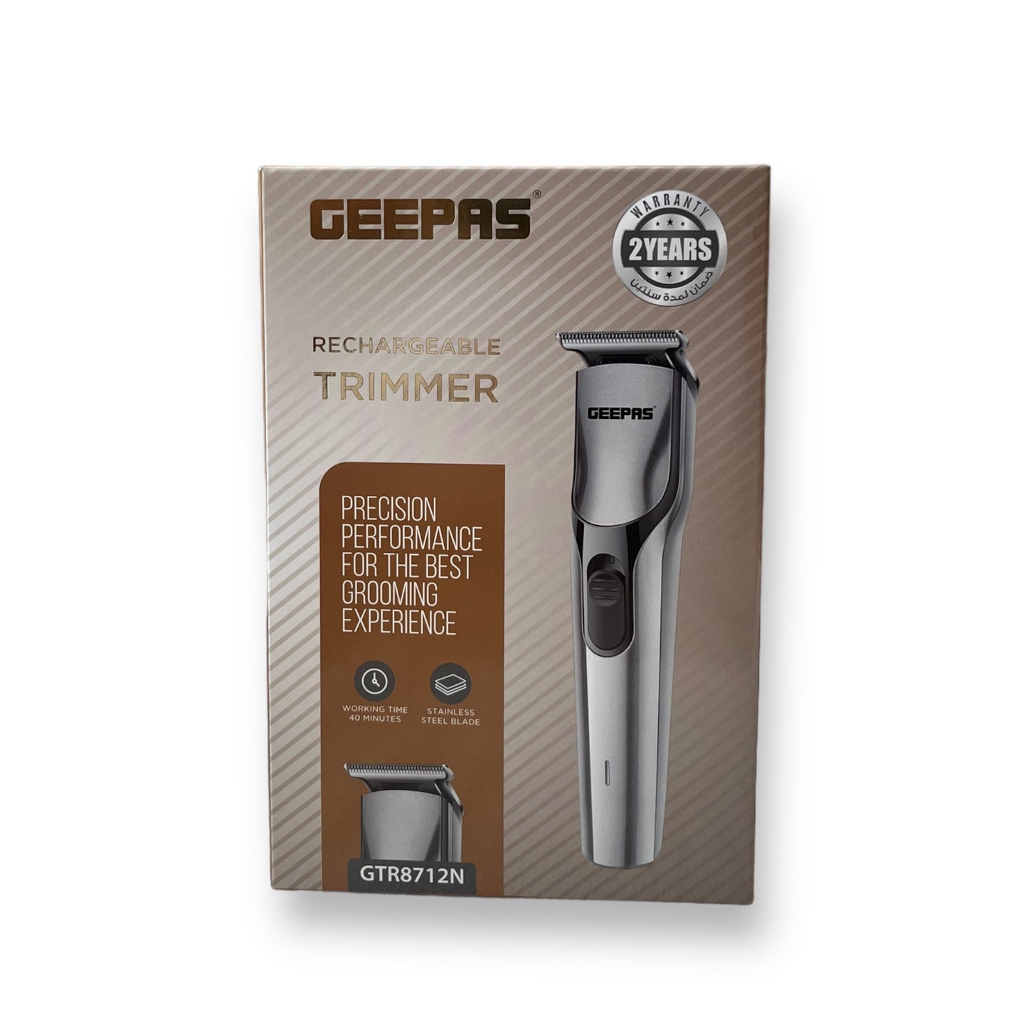 PERSONAL CARE: GEEPAS RECHARGEABLE TRIMMER