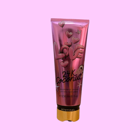 A) PERSONAL CARE: LOTION PERFUME LOVE 24K COCONUT 236ML