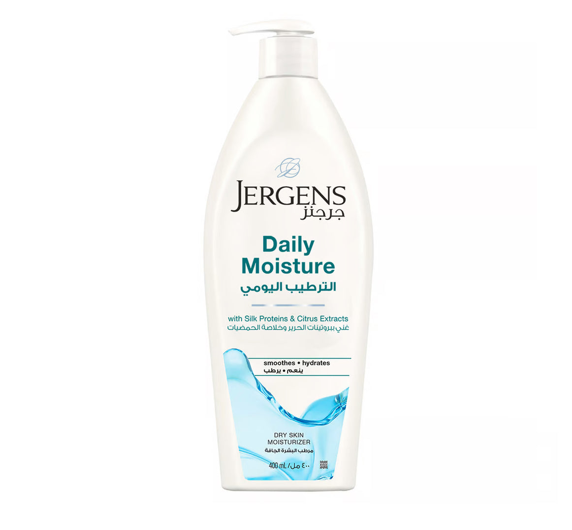 A) PERSONAL CARE: JERGENSE DAILY MOISTURIZER 400ML UNISEX DRY SKIN TYPE