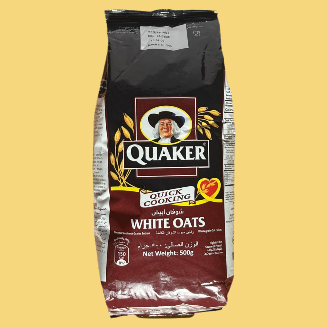 X. PREMIUM GROCERIES : QUAKER OATS QUICK COOKING 500G