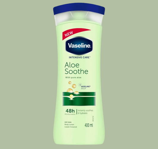 A) PERSONAL CARE: VASELINE ALOVE VERA SOOTHE 400ML