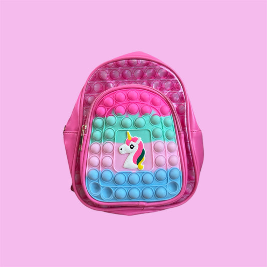 BAGS & BACKPACKS: UNICORN SMALL BACKPACK PINK