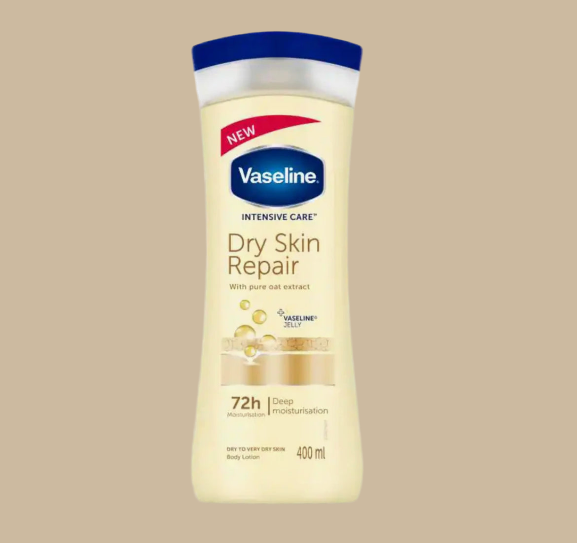 A) PERSONAL CARE: VASELINE DRY SKIN REPAIR 400ML