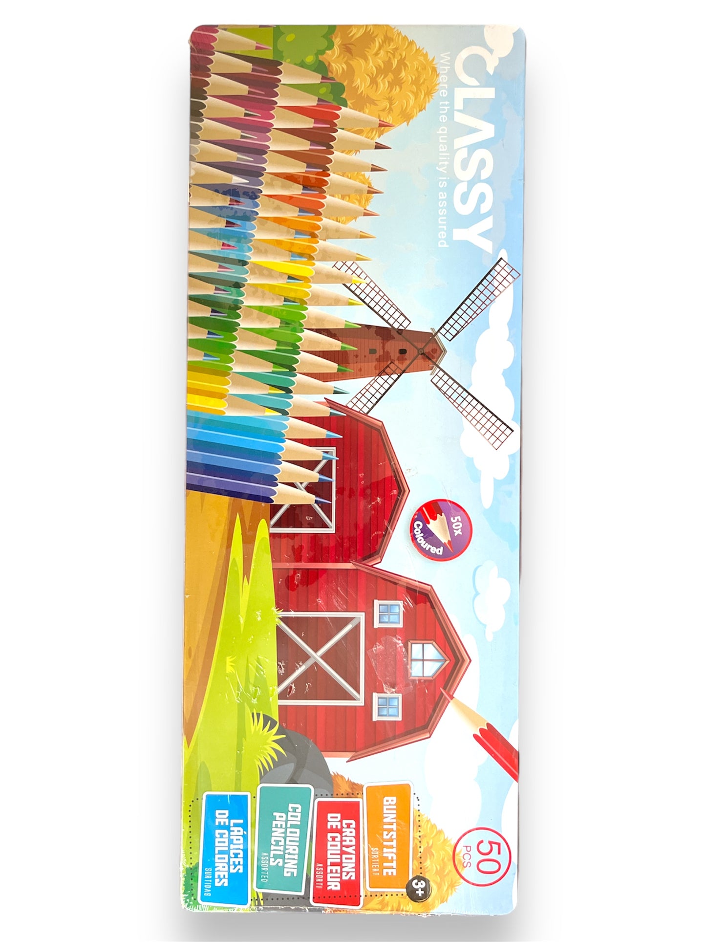 STATIONARY : COLOR PENCILS-50PCS