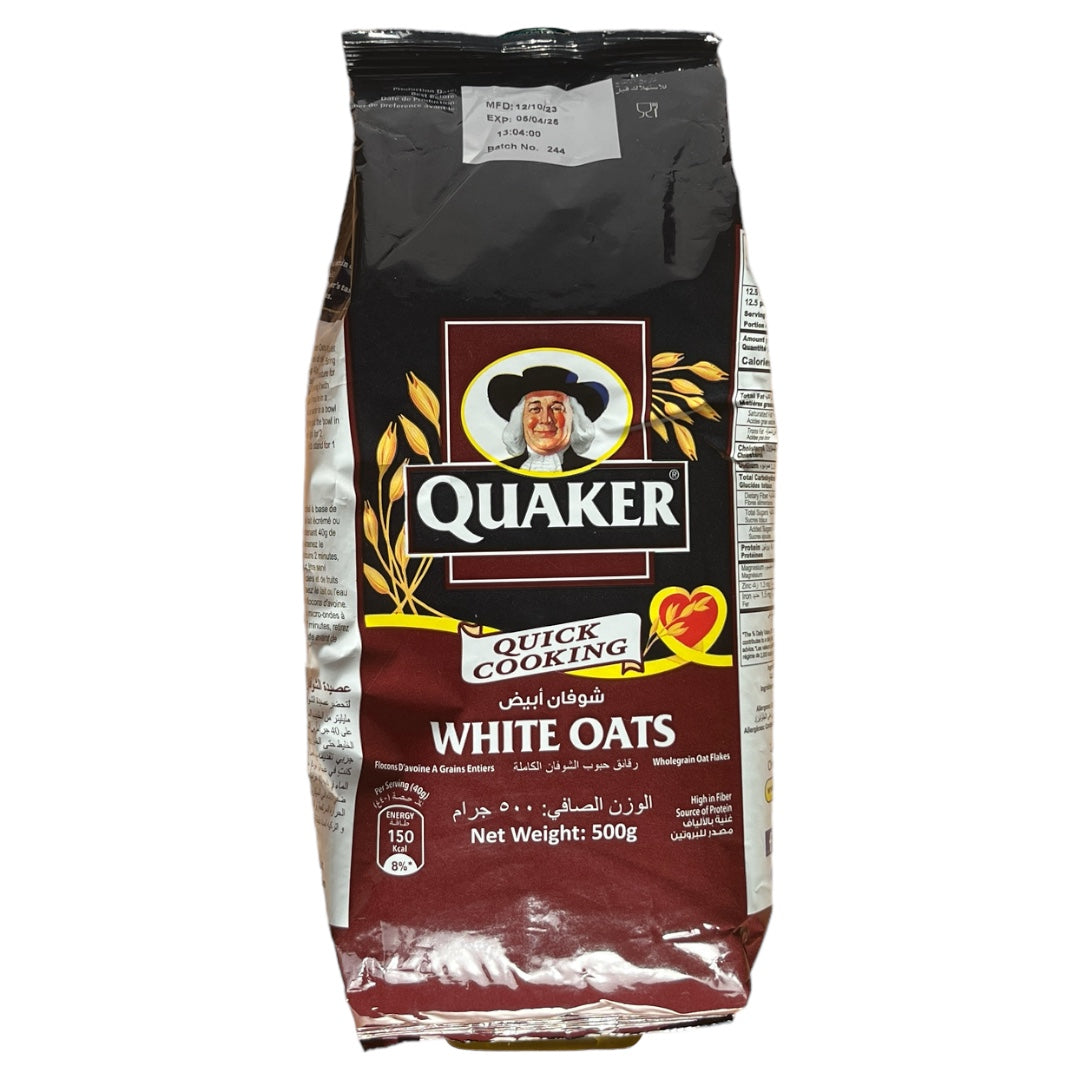 X. PREMIUM GROCERIES : QUAKER OATS QUICK COOKING 500G