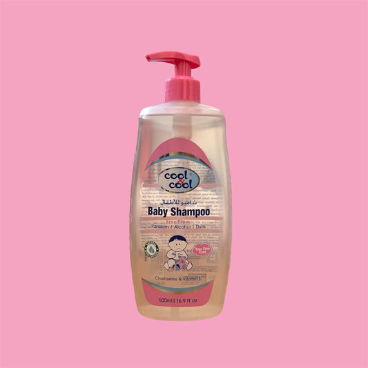 BABY ITEMS: CHAMOMILE AND VITAMIN E COOL & COOL BABY SHAMPOO 500ML